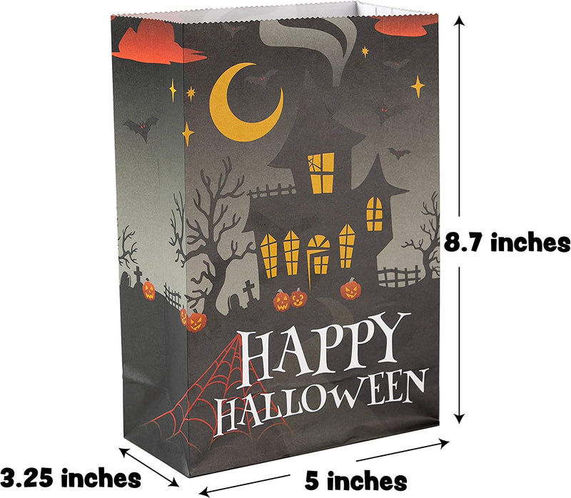 48 Pcs Halloween Paper Treat Bags