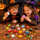 JOYIN 24 Pcs Halloween Mochi Squishy Toys with Gift Bags