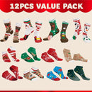 JOYIN 12 Days Christmas Socks - A Cozy Surprise Every Day