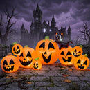 Joiedomi 10 Ft Inflatable Halloween Pumpkin Set with Witch Cat