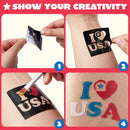 Patriotic Face Paint Kit, 3 Colors