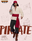 JOYIN Men's Pirate Costume - Adult Halloween Renaissance Outfit
