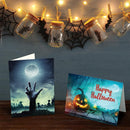 Classic Halloween Characters Greeting Cards, 72 Pcs