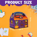 3D Halloween House Cardboard Treat Boxes