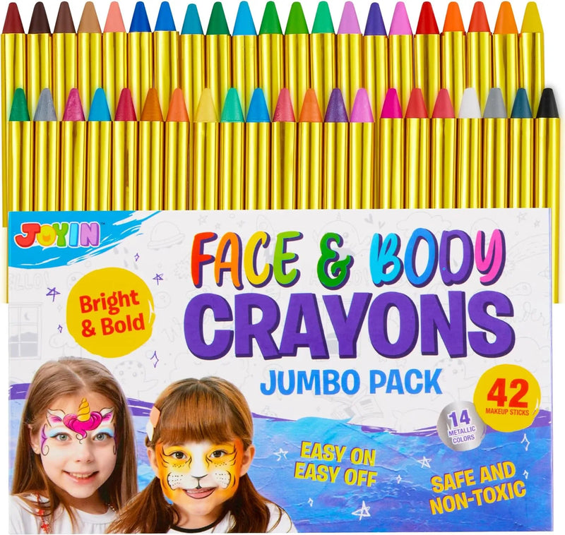 42 Pcs Face and Body Paint Crayons