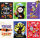 Halloween Character Themed Plastic Candy Bags, 72 Pcs