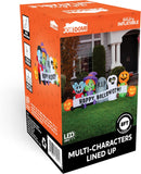 Joiedomi 8 Ft Inflatable Halloween Pumpkin Ghost Vampire Witch Set