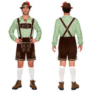 en’s German Bavarian Oktoberfest Lederhosen Costume Set for Halloween Beer Festival Party