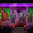 4 Pcs Hanging Witches (Purple, Orange, Green, Grey)