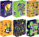 Halloween Paper Tote Bags with Handle, 12 Pcs