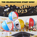 12Pcs Graduation Inflatable Beach Balls, 12in