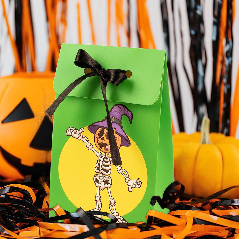 Halloween Teenager Goody Paper Boxes, 12 Pcs