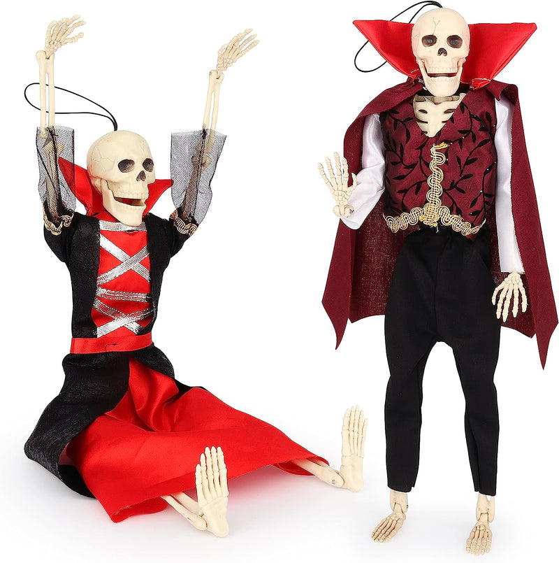 16" Halloween Skeleton Vampire