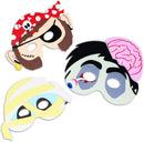 Halloween Foam Mask, 18 Pcs
