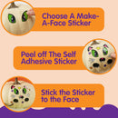 36 Pcs Halloween Pumpkin Face Stickers
