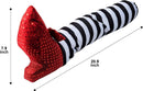 Witch Legs with Stakes (Red Shoes & Black and White Stripe), 2 Pcs