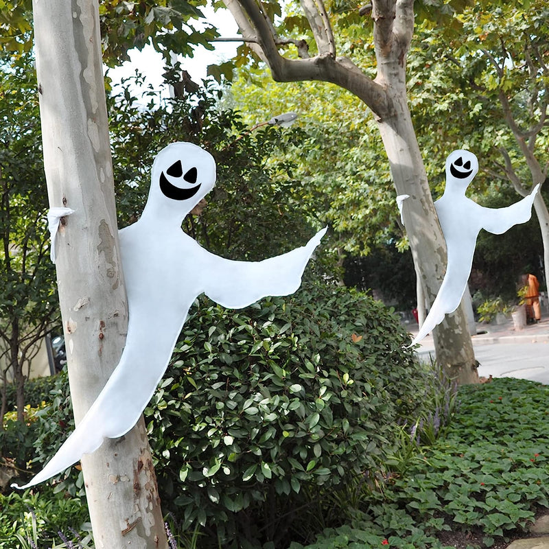 2 Tree Wrap Decoration Ghost (Smile)