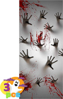 3 Piece Halloween Spooky residence Decoration Door Cover