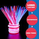 99Pcs July 4th Bracelets, Necklaces, Glasses, and Glow Sticks Kit