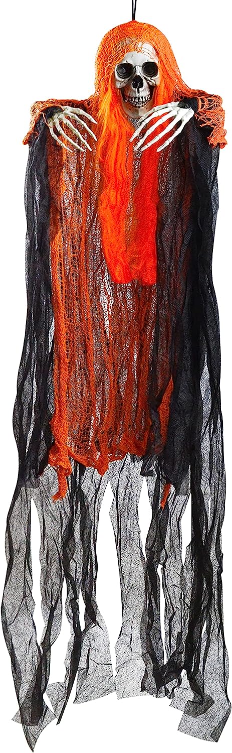 Grim Reaper with Colored Dress, 3 Pack