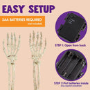 Light Up Skeleton Arms Yard Stake