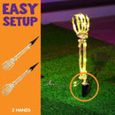 Light Up Skeleton Arms Yard Stake