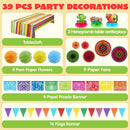 Cinco de Mayo Decorations Fiesta Themed Set