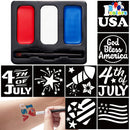 Patriotic Face Paint Kit, 3 Colors