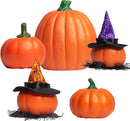 Halloween Pumpkin Light Up Decoration Combo Set, 5 Pack