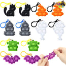 Halloween Bubble  Toy 6 Halloween Character Designs, 12 Pcs