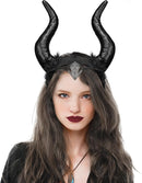 JOYIN Black Devil Horns Headband - Halloween Costume Accessory