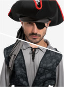 JOYIN Men's Halloween Pirate Costume with Shirt, Vest & Hat