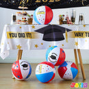 12Pcs Graduation Inflatable Beach Balls, 12in