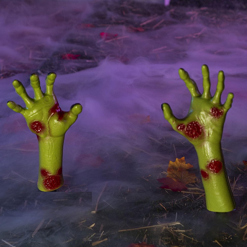 Green Zombie Hands
