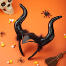 JOYIN Black Devil Horns Headband - Halloween Costume Accessory