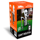 5.5FT Halloween Inflatable Skeleton Ground Breaker with LED Lights – Outdoor Yard, Lawn & Garden Decoration for Halloween