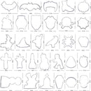 Halloween Cookie Cutter Set, 30 Pcs