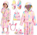Kids Unicorn Robe and Bathroom Set