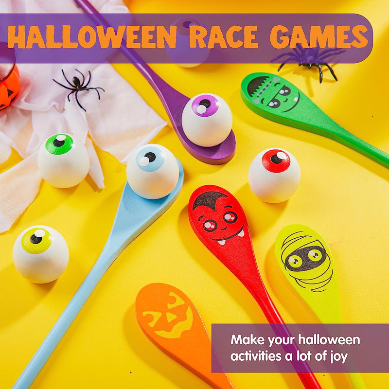 Halloween Egg and Spoon Race Game Set