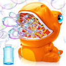 SLOOSH - Orange Dinosaur Bubble Machine