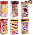 6 Design See-Through Cellophane Bags, 120 Pcs