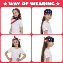 12Pcs American Flag Bandanas