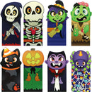 Halloween Die-Cut Flip Over Gift Bags, 24 Pcs