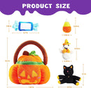 Satiated Plush Pumpkin Baby Basket