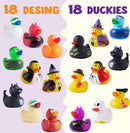 18 Halloween Novelty Assorted Rubber Ducks