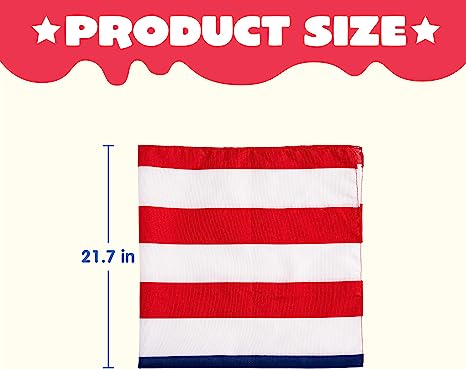 12Pcs American Flag Bandanas