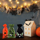 Halloween Drawstring Canvas Bags, 12 Pcs
