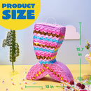 Mermaid Pinata with Plastic Bat and Paper Blindfold