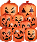 Orange Jack'O Lantern Bags, 10 Pcs