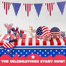 2Pcs July 4th Table Covers Tablecloths